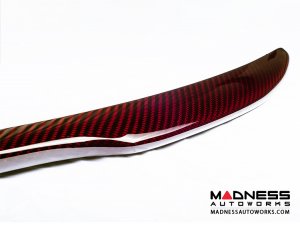 FIAT 500 Front Spoiler - Carbon Fiber - Red Candy